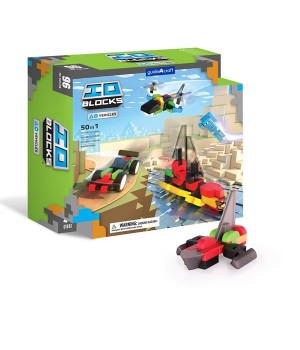 Конструктор Guidecraft IO Blocks Транспорт із доповненою 3d реальністю, 96 деталей (G9606)