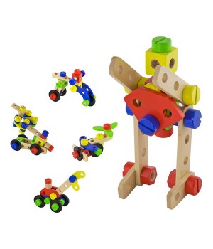 Дерев'яний конструктор Viga Toys 48 ел. (5038321)