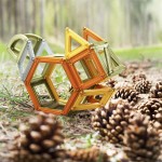 Магнітний конструктор Guidecraft PowerClix Frames Natural, 74 деталі (G920421)