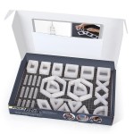 Магнітний конструктор Guidecraft PowerClix Frames Clear, 74 деталі (G920321)