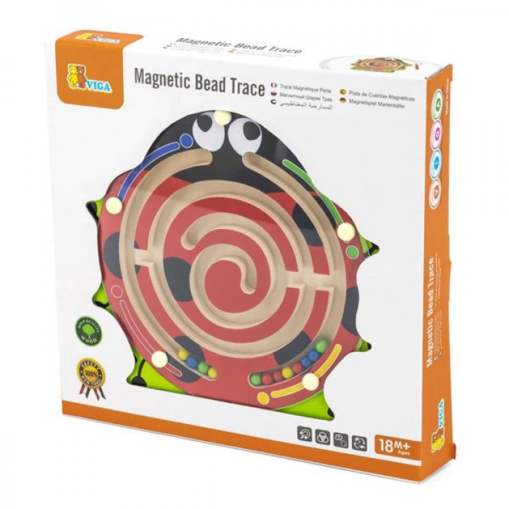 Магнітний лабіринт Viga Toys Жук сонечко (5996421)
