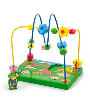 Дерев'яний лабіринт Viga Toys Ферма (5966421)