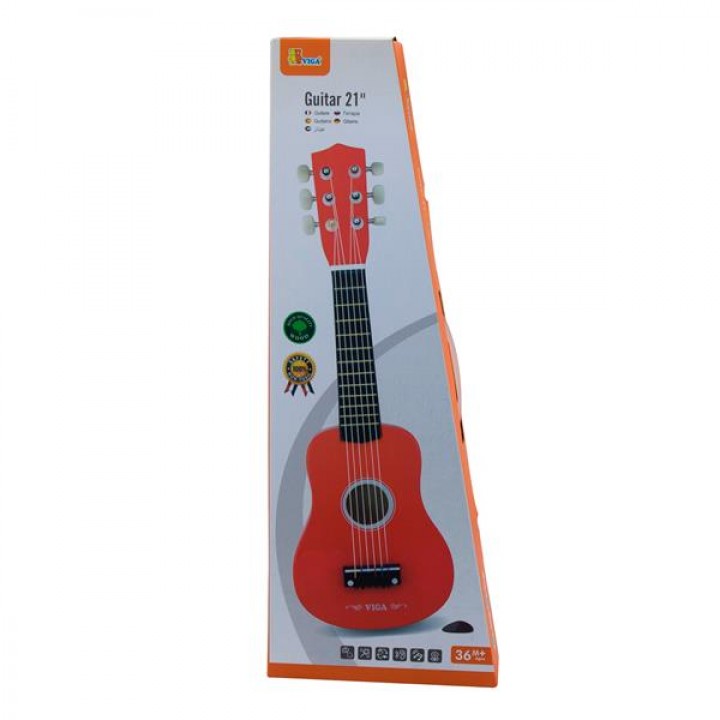 Музична іграшка Viga Toys Гітара, червоний (5069121)