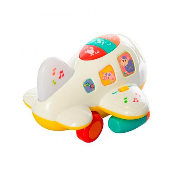 Музична розвивальна іграшка Hola Toys Літачок (6103)