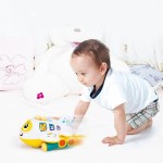 Музична розвивальна іграшка Hola Toys Літачок (6103)