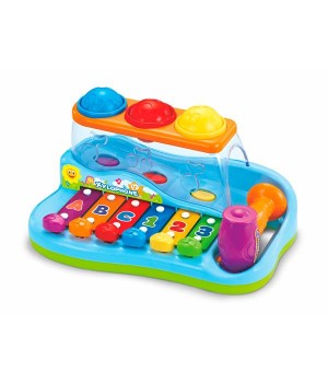 Музична іграшка Hola Toys Ксилофон-стукалка з кульками (856)