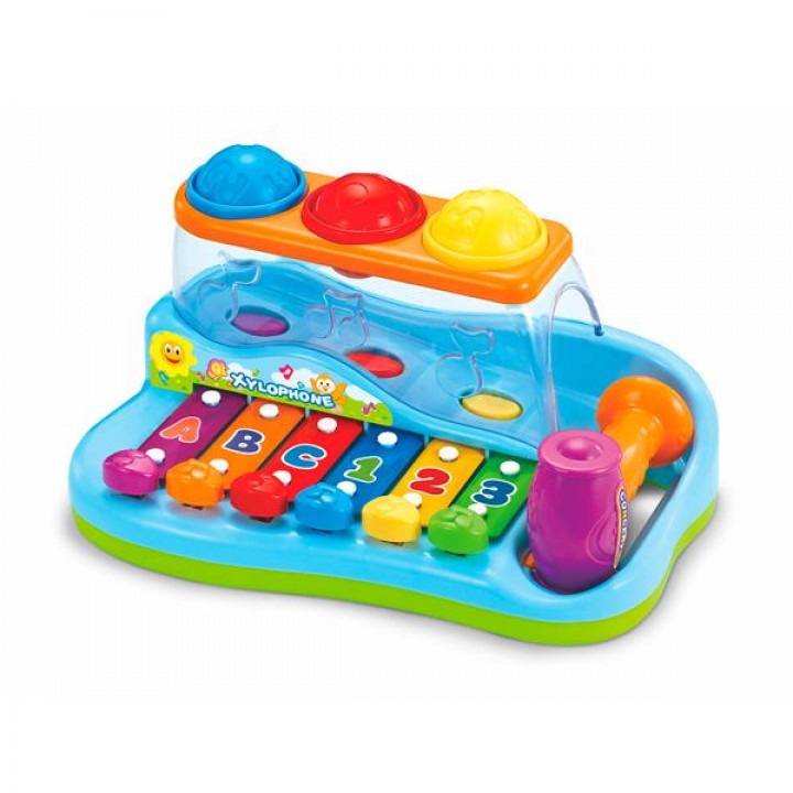 Музична іграшка Hola Toys Ксилофон-стукалка з кульками (856)