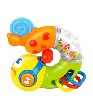 Музична іграшка з прорізувачами Hola Toys Веселий черв'ячок (917)