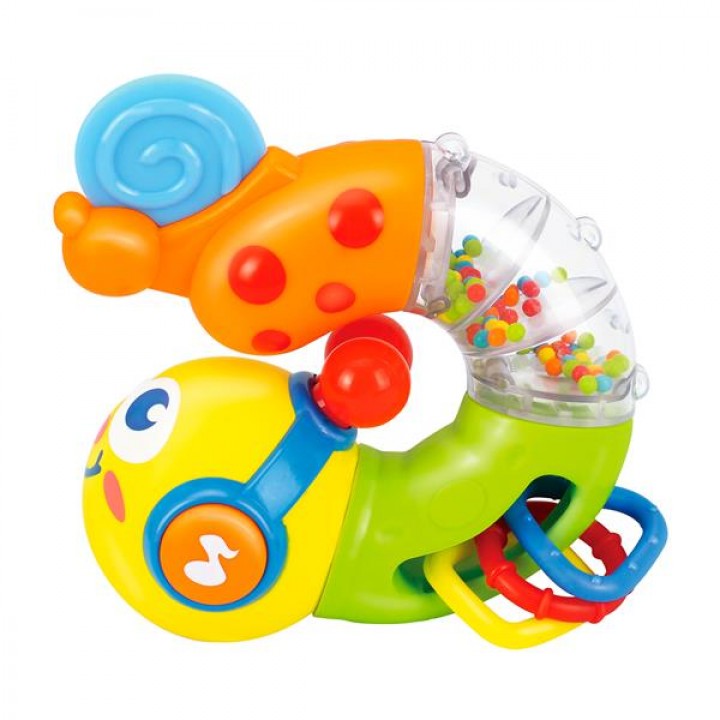 Музична іграшка з прорізувачами Hola Toys Веселий черв'ячок (917)