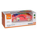 Дерев'яний ксилофон-каталка Viga Toys Спорткар (5034121)
