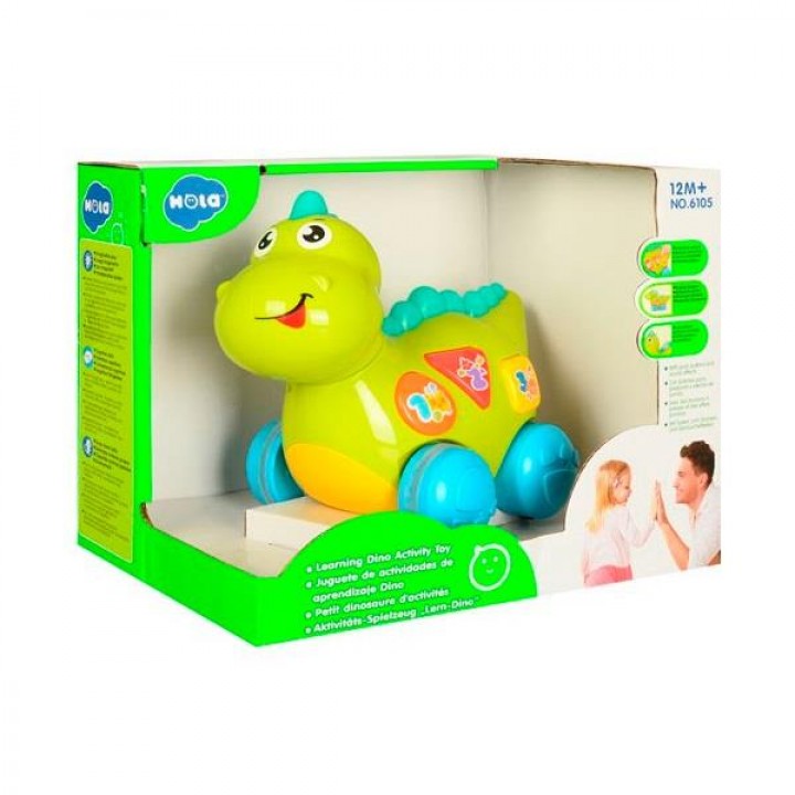 Музична розвивальна іграшка Hola Toys Динозавр (6105)