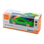 Дерев'яний ксилофон-каталка Viga Toys Крокодил (5034221)