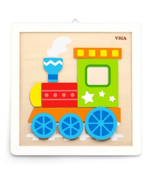 Набір для творчості Viga Toys Картина власноручно Паровозик (5068621)
