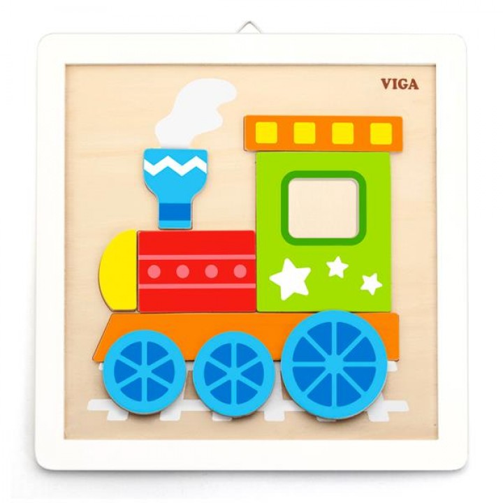 Набір для творчості Viga Toys Картина власноручно Паровозик (5068621)