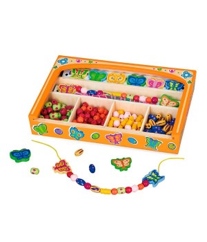 Набір для творчості Viga Toys Намисто з метеликів (5855021)