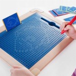 Магнітний планшет Guidecraft Manipulatives для малювання, з шаблонами і ручкою (G99971)