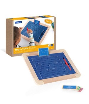 Магнітний планшет Guidecraft Manipulatives для малювання, з шаблонами і ручкою (G99971)