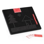 Магнітний планшет Guidecraft Manipulatives для малювання, з шаблонами і ручкою (G99970)