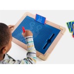 Магнітний планшет Guidecraft Manipulatives для малювання, з шаблонами і ручкою (G99971)