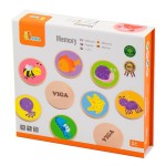 Дерев'яна настільна гра Viga Toys Меморі-фауна, 32 картки (5012621)