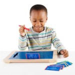 Магнітний планшет Guidecraft Manipulatives для малювання, з шаблонами і ручкою (G99971)
