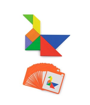 Гра-головоломка Viga Toys Магнітний танграм, 35 ел. (50643)