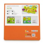 Дерев'яний пазл Viga Toys Звірята на фермі (5083721)