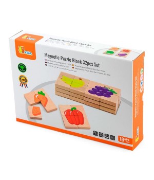 Магнітні пазли Viga Toys Фрукти, 32 ел. (50700FSC)21