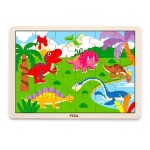 Дерев'яний пазл Viga Toys Динозаври, 24 ел. (5146021)