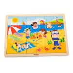 Дерев'яний пазл Viga Toys Времена года: літо, 24 ел. (5127021)