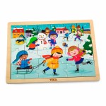Дерев'яний пазл Viga Toys Времена года: зима, 24 ел. (51272)21