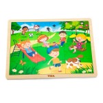 Дерев'яний пазл Viga Toys Времена года: весна, 24 ел. (5126921)