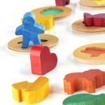 Пазл-сортер Guidecraft Manipulatives Кольорові фігурки, в мішечку (G670821)