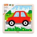 Дерев'яний пазл Viga Toys Машинка, 9 ел. (5144421)