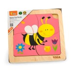 Дерев'яний міні-пазл Viga Toys Бджілка, 4 ел. (50138)21