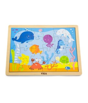 Дерев'яний пазл Viga Toys Океан, 24 ел. (5020021)