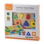Дерев'яний пазл Viga Toys Цифри і фігури (5011921)