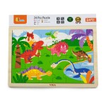 Дерев'яний пазл Viga Toys Динозаври, 24 ел. (5146021)