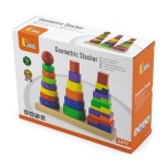 Набір дерев'яних пірамідок Viga Toys Три фігури (5056721)