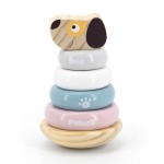 Дерев'яна пірамідка Viga Toys PolarB Собачка, неваляшка (4404221)