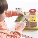 Дерев'яна логічна пірамідка Guidecraft Manipulatives Фігури геометрії (G673821)