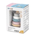 Дерев'яна пірамідка Viga Toys PolarB Собачка, неваляшка (4404221)