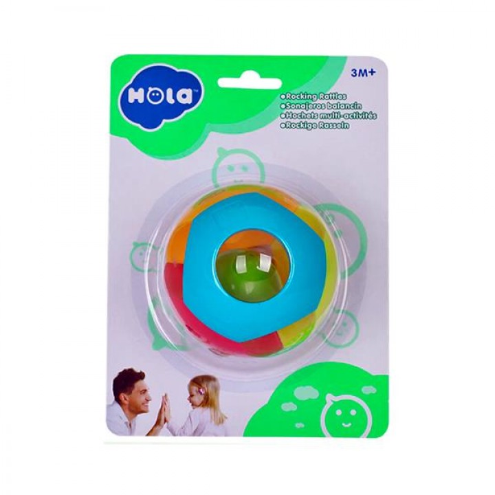 Брязкальце Hola Toys Подвійна кулька (939-512)