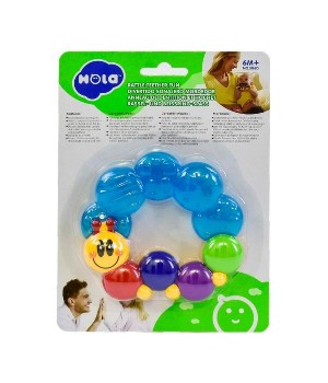 Прорізувач для зубів Hola Toys Весела гусінь (306D)21 Прорізувач для зубів Hola Toys Весела гусінь (306D)21