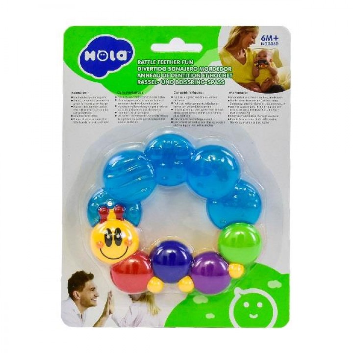 Прорізувач для зубів Hola Toys Весела гусінь (306D)21