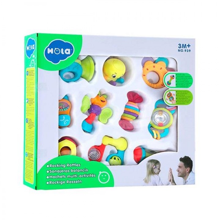 Набір брязкалець Hola Toys, 10 шт. (93921)