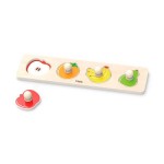 Дерев'яна рамка-вкладиш Viga Toys Фрукти (4453121)