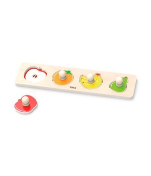 Дерев'яна рамка-вкладиш Viga Toys Фрукти (4453121)