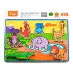 Дерев'яна рамка-вкладиш Viga Toys Звірятка (56435)21