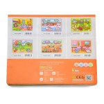 Дерев'яна рамка-вкладиш Viga Toys Домашні вихованці (5644021)